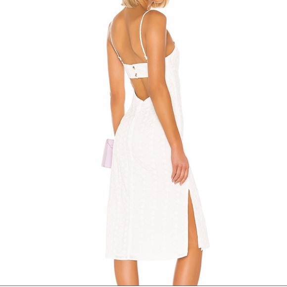 LPA Cotton Janina Dress in White Size S from REVOLVE - Picture 4 of 9